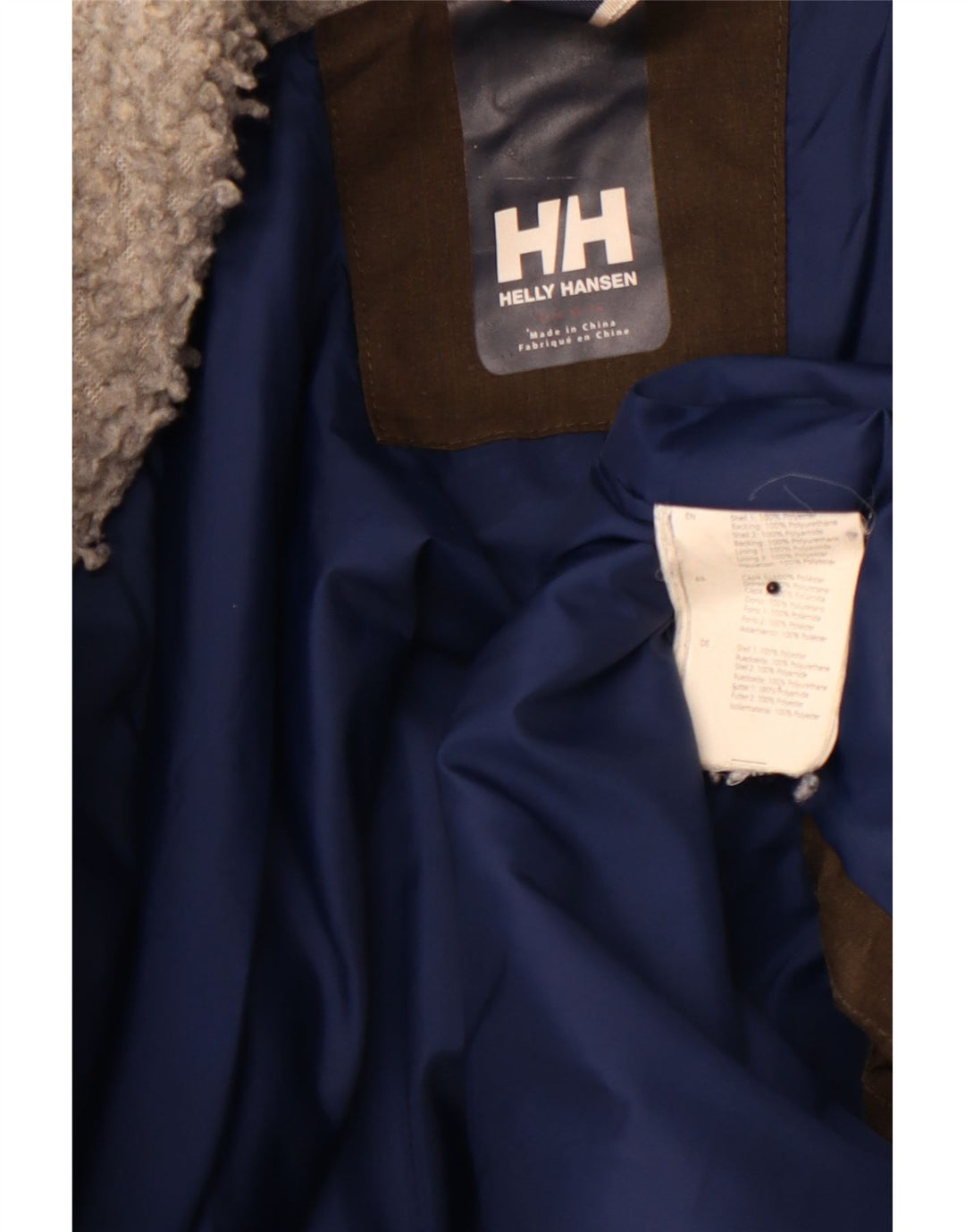 HELLY HANSEN muška pomoćna jakna s kapuljačom UK 42 XL smeđa poliester