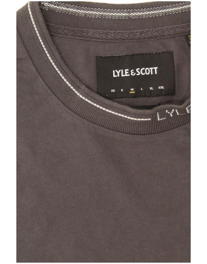 Lyle & Scott muška majica kratkih rukava Srednje sivi pamuk