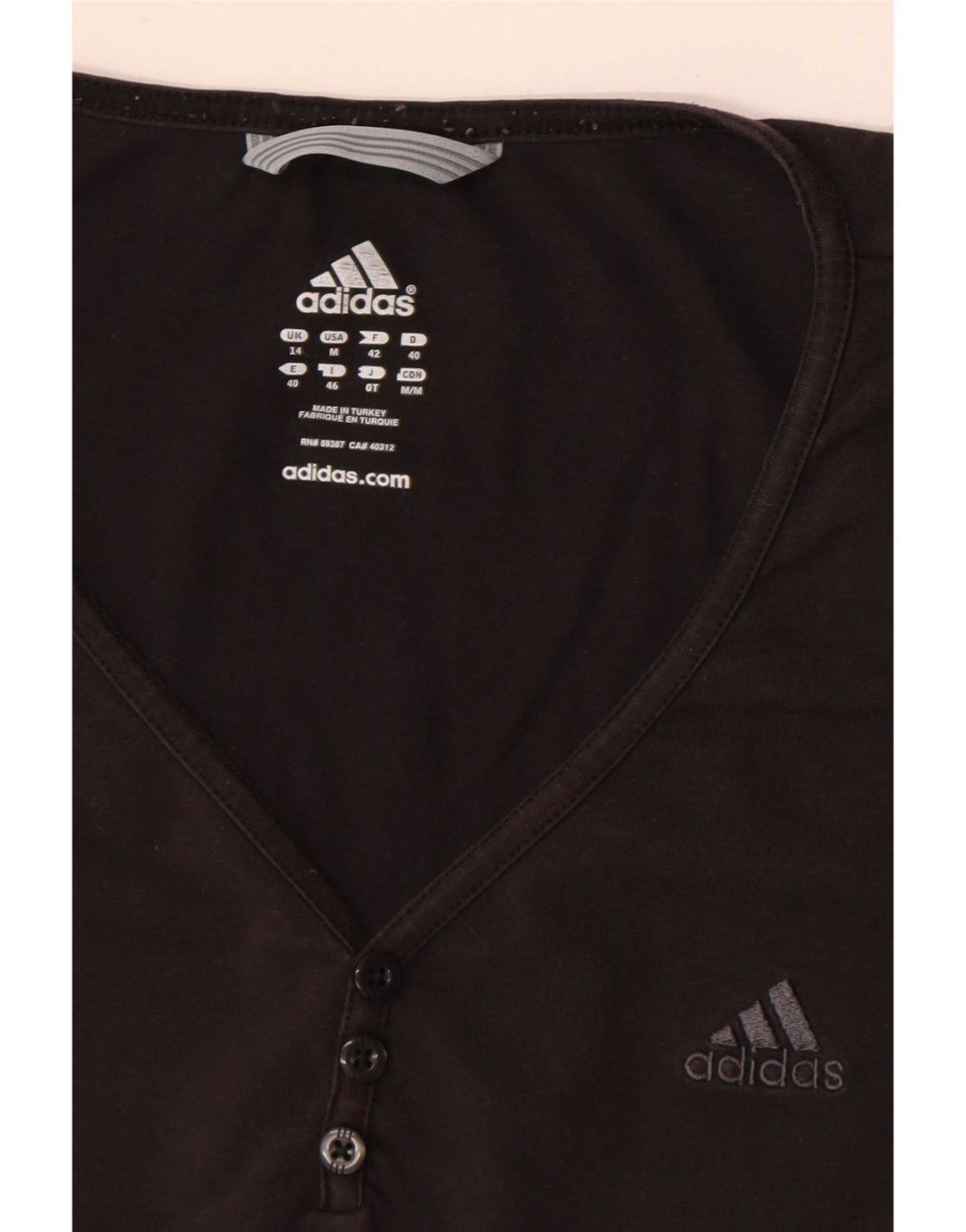 Adidas ženska majica kratkih rukava UK 14 srednje crna