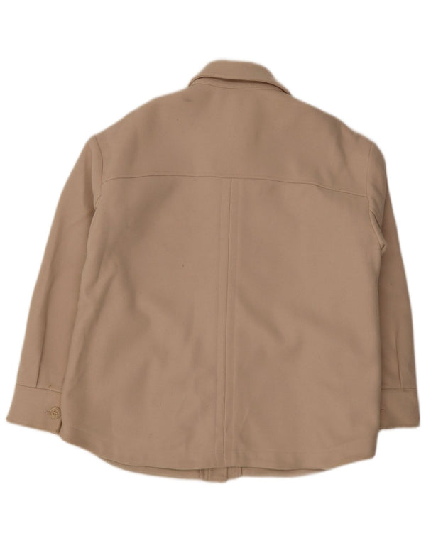 MINT VELVET ženska prevelika bomber jakna UK 14 srednje bež akril