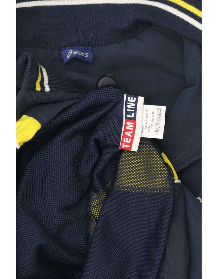 Asics muška grafička gornja jakna za trenirku 2XL tamnoplava poliesterska boja