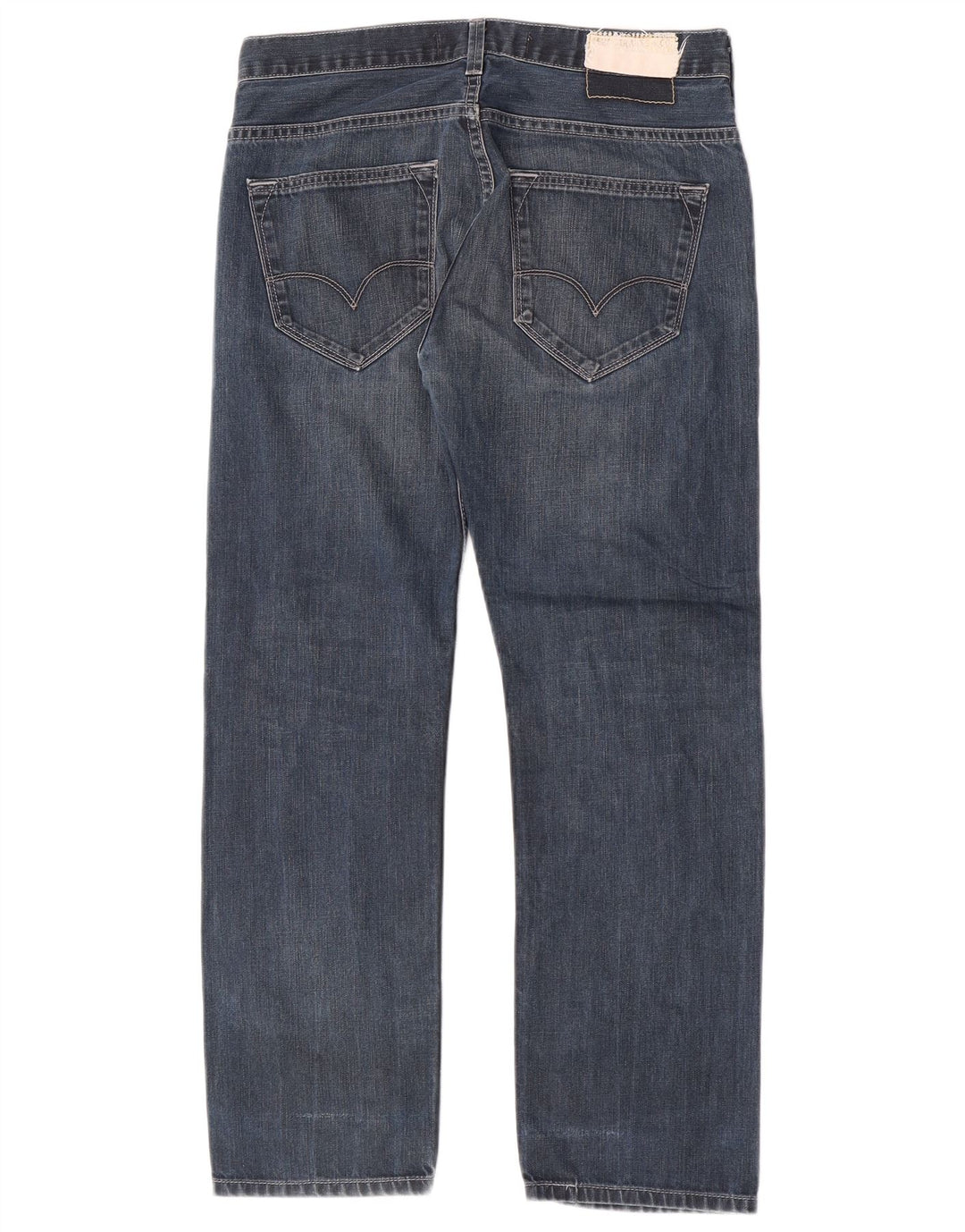 Levi's muške 504 ravne traperice W32 L27 plavi pamuk