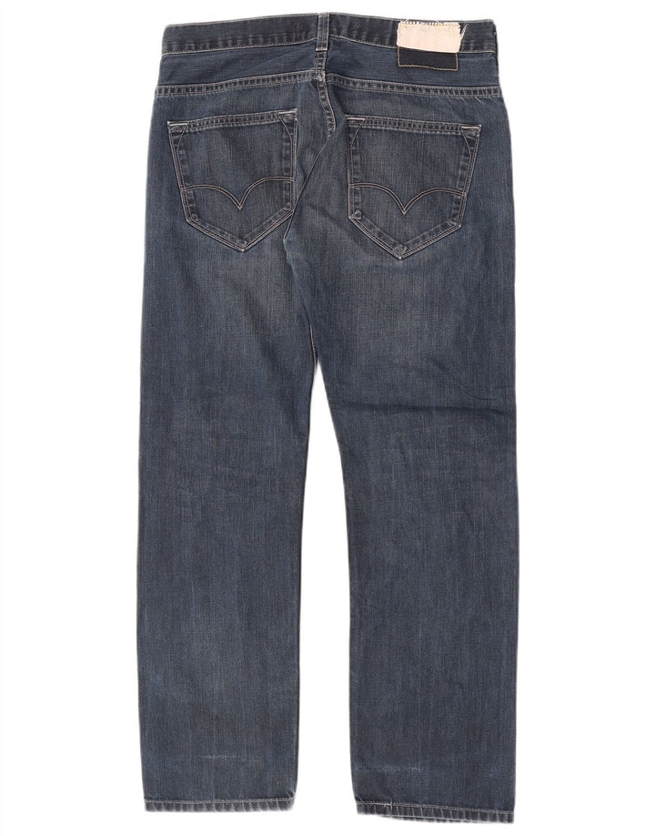 Levi's muške 504 ravne traperice W32 L27 plavi pamuk