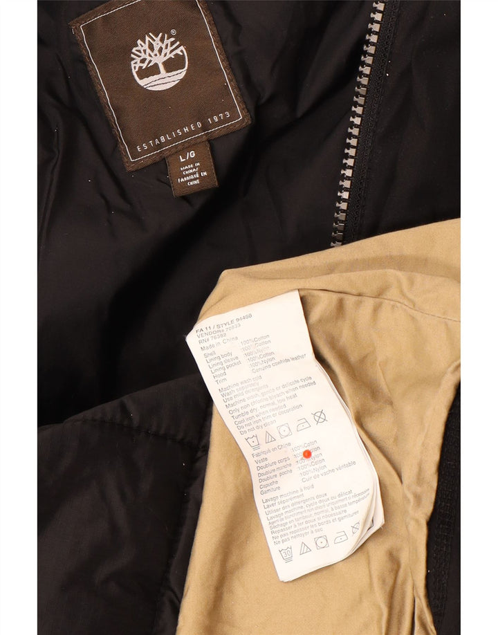 Timberland muška pomoćna jakna UK 40 veliki crni pamuk