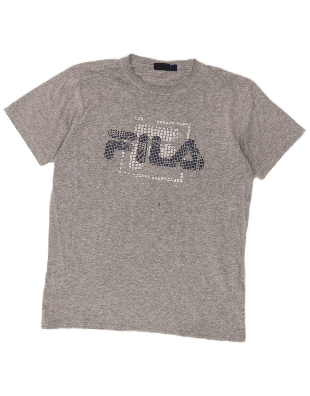 Fila muška majica kratkih rukava srednje sivi pamuk