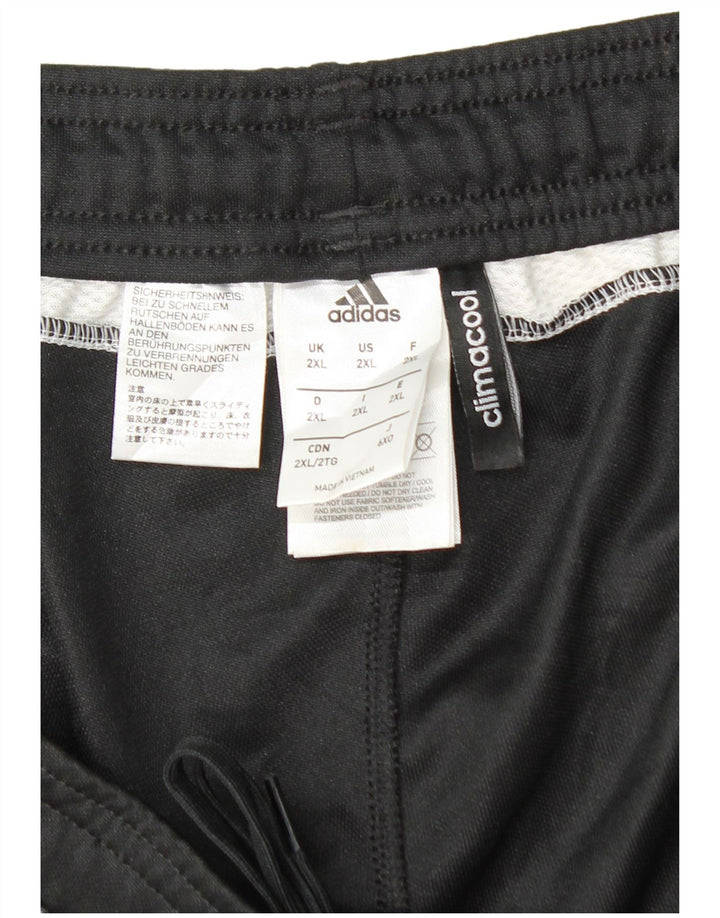 Adidas muške Climacool hlače za trenirku 2XL crni poliester