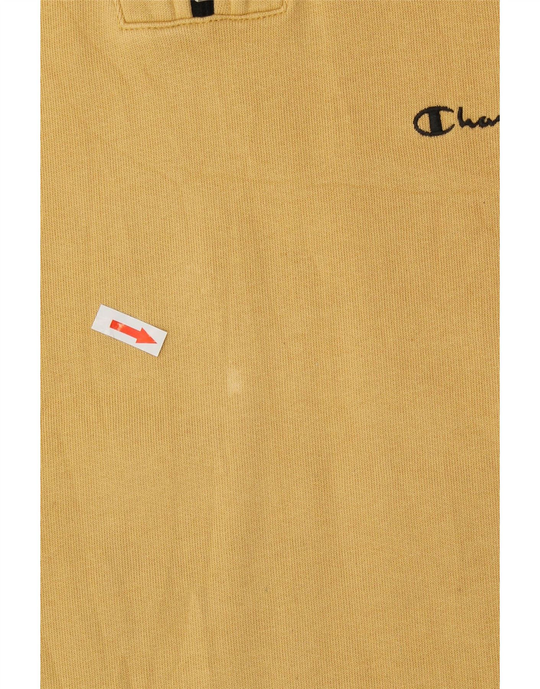 CHAMPION Muška majica s izrezom s patentnim zatvaračem, veliki pamuk, bež