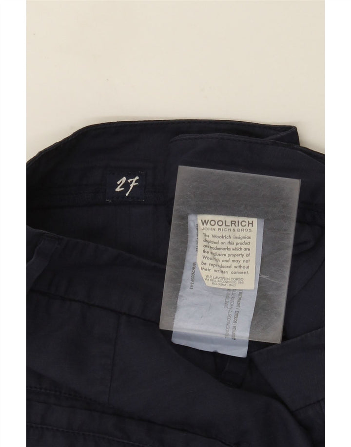 Woolrich ženske uske chino hlače W27 L26 tamnoplavi pamuk