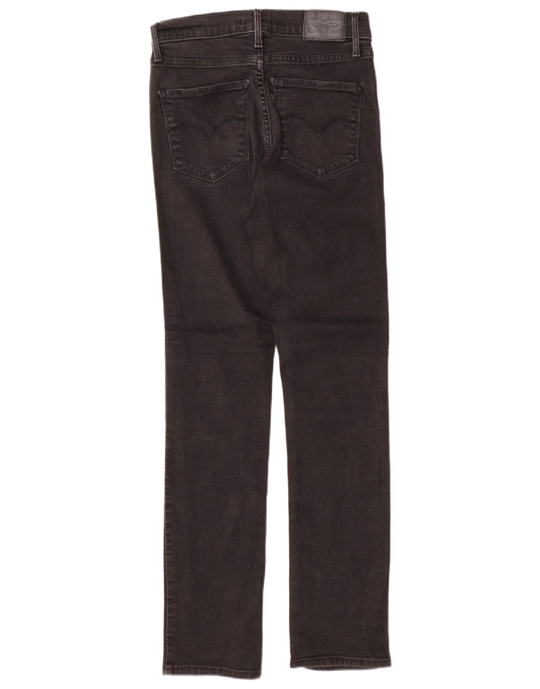 LEVI'S Ženske 312 uske traperice W26 L30 crni pamuk