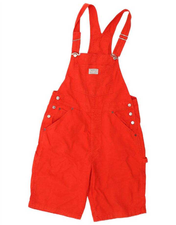 Levi's ženske kratke traper hlače Dungarees, velike W36, crveni pamuk