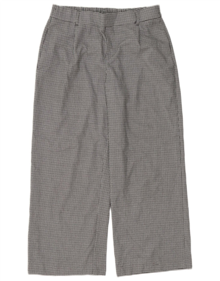 Zara ženske Trafaluc skraćene hlače srednje veličine W28 L25 crne houndstooth