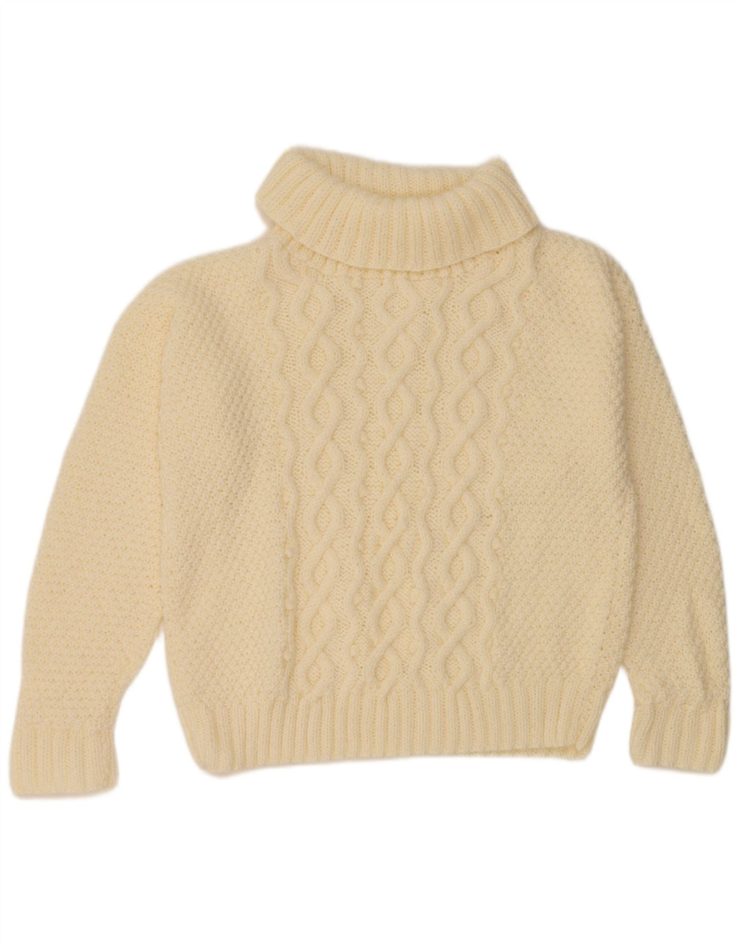 VINTAGE ženski pulover s dugim izrezom UK 18 XL sivo bijeli