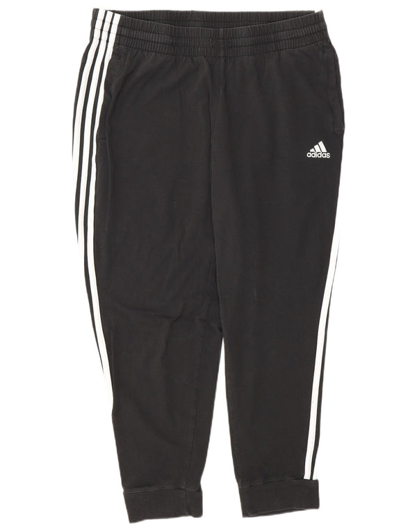 Adidas Ženska trenirka Hlače Joggers UK 16/18 Veliki crni pamuk