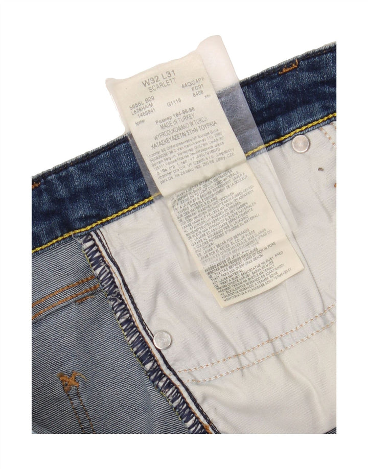 LEE Womens Scarlett Slim Jeans W32 L27 Blue Cotton Vintage Lee and Second-Hand Lee from Messina Hembry 