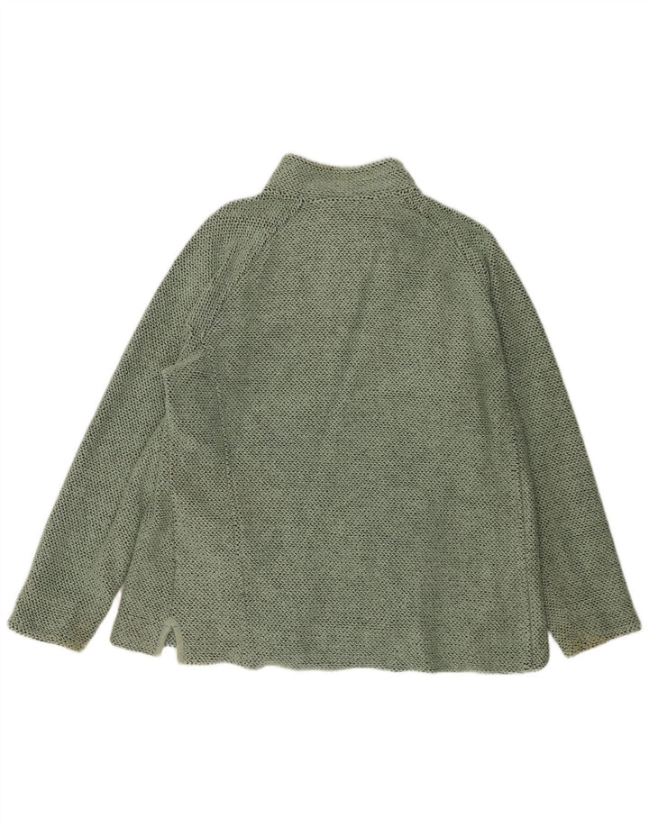 WEIRD FISH Ženska gornja jakna trenirke UK 20 2XL Zeleni pamuk