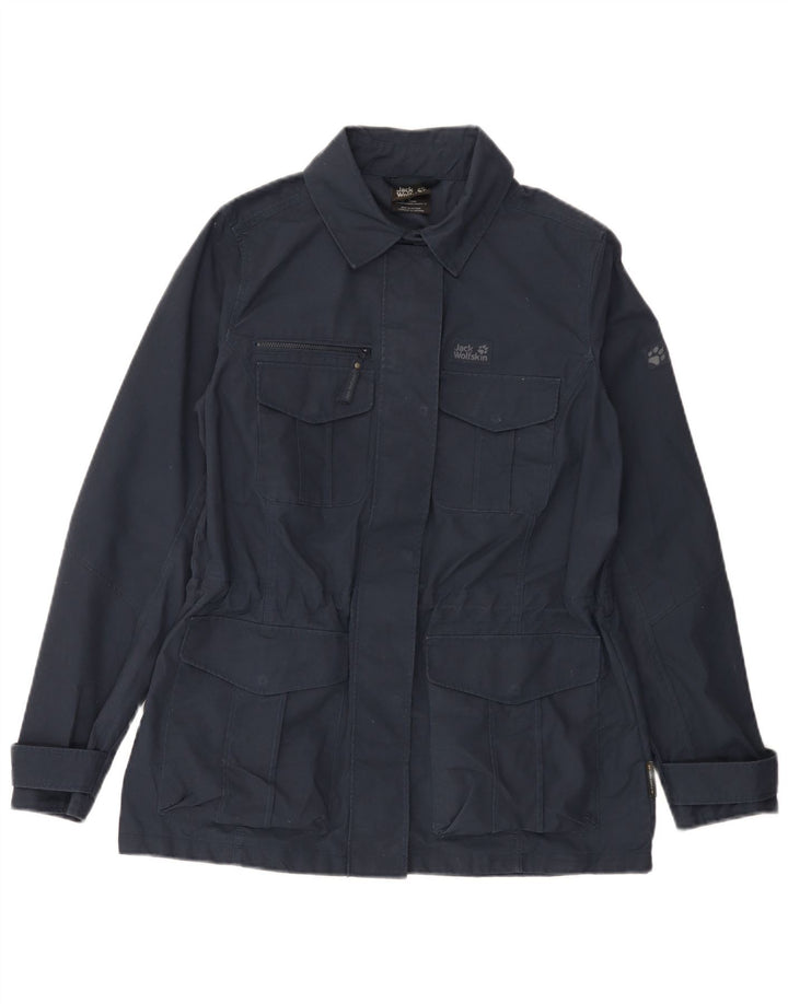 Jack Wolfskin Ženska pomoćna jakna UK 12 srednje tamnoplavi poliester