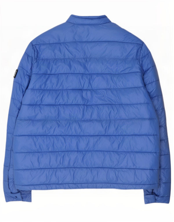 Dkny muška podstavljena jakna UK 44 2XL plavi najlon