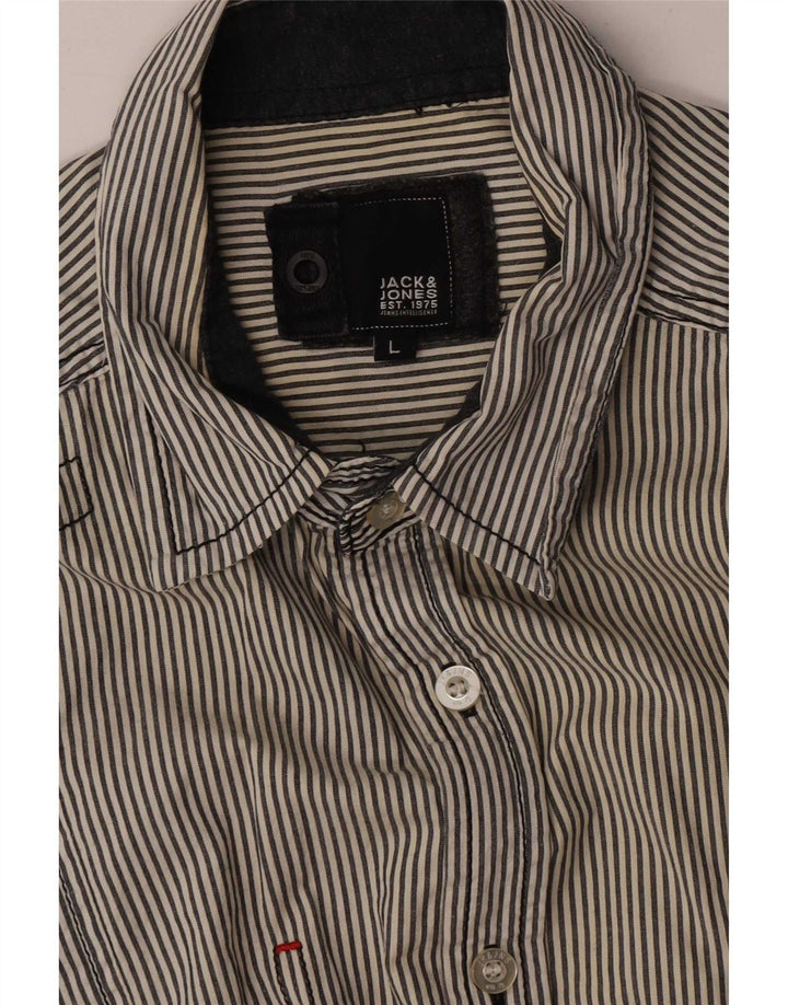 Jack & Jones muška košulja velika tamnoplava na pruge