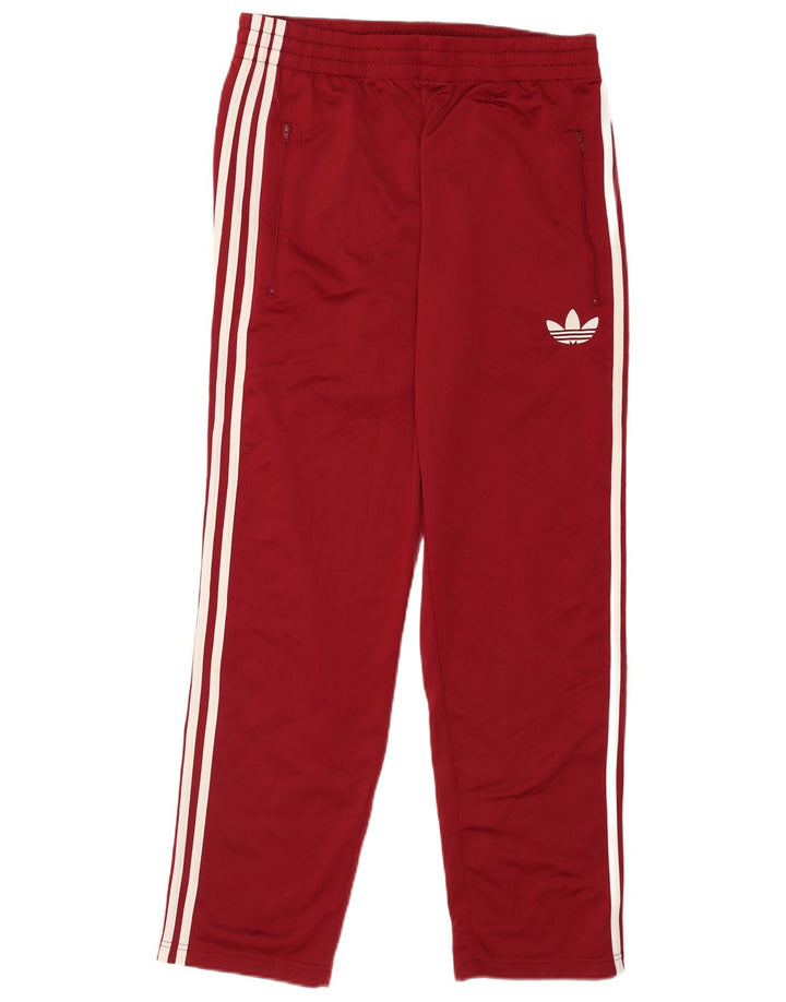 Adidas muške hlače za trenirku, velike bordo poliesterske