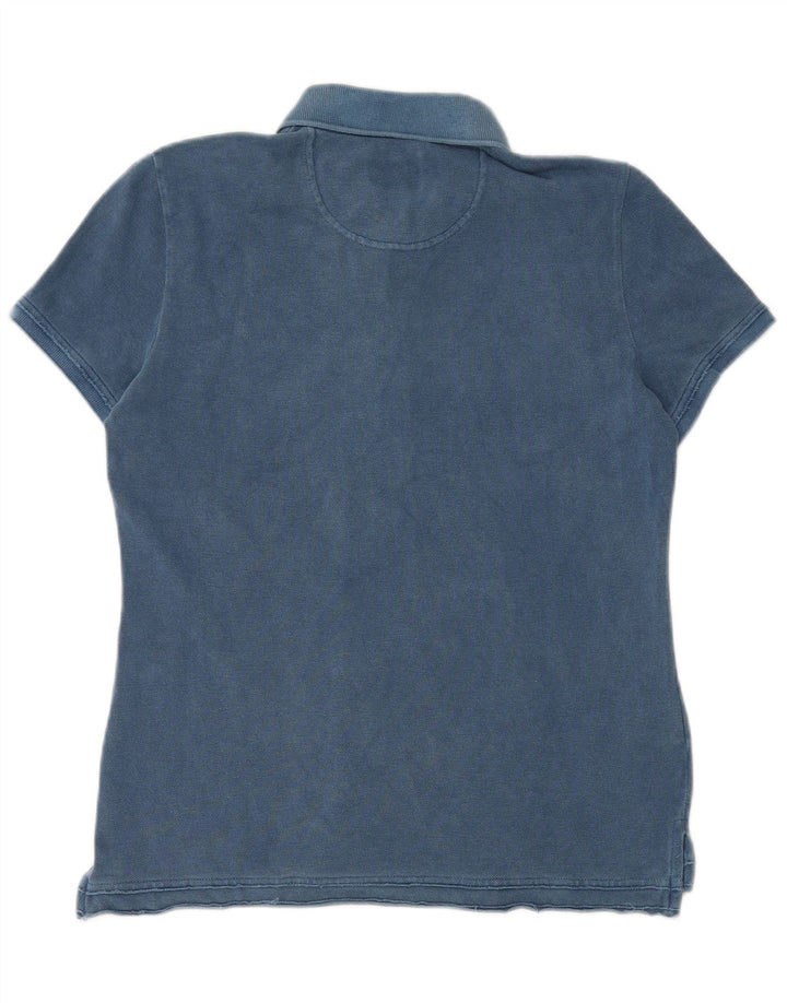 Lacoste ženska polo majica veličine 40 srednje plavi pamuk