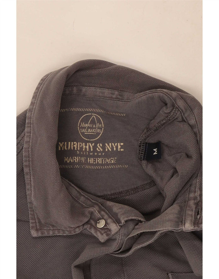 Murphy & Nye muška polo majica dugih rukava Sailmakers, srednje siva