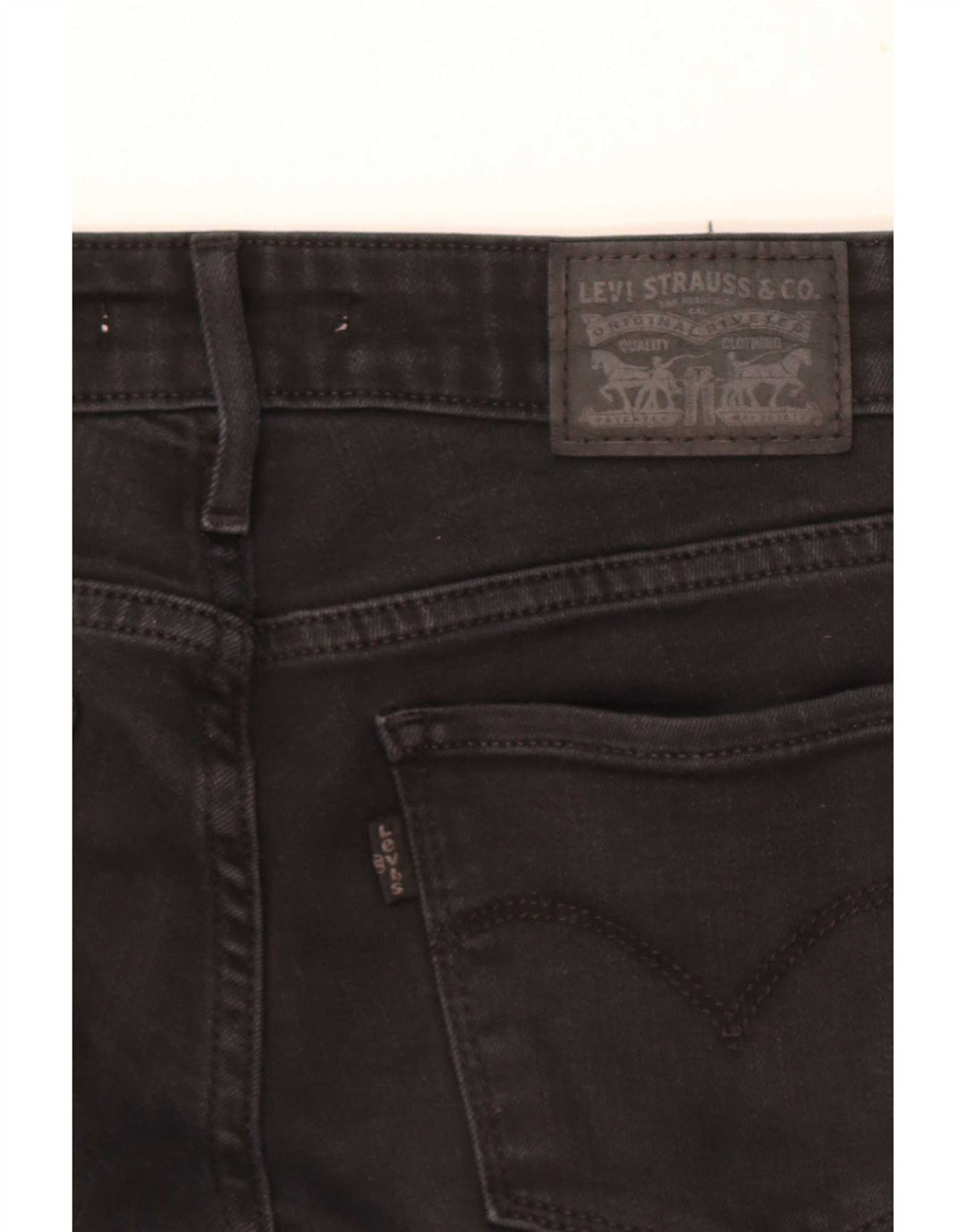 Levi's ženske 712 uske traperice W25 L29 crne
