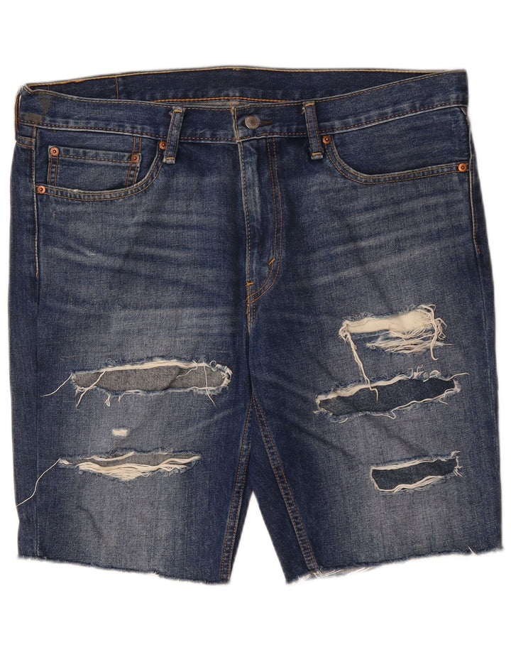 Levi's muške 511 kratke traper kratke hlače W36 veliki plavi pamuk