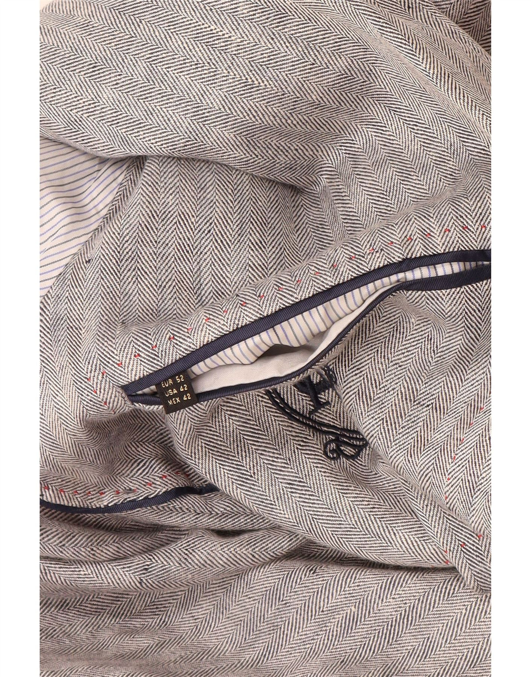 Massimo Dutti muška jakna sa 2 gumba EU 52 velika siva riblja kost