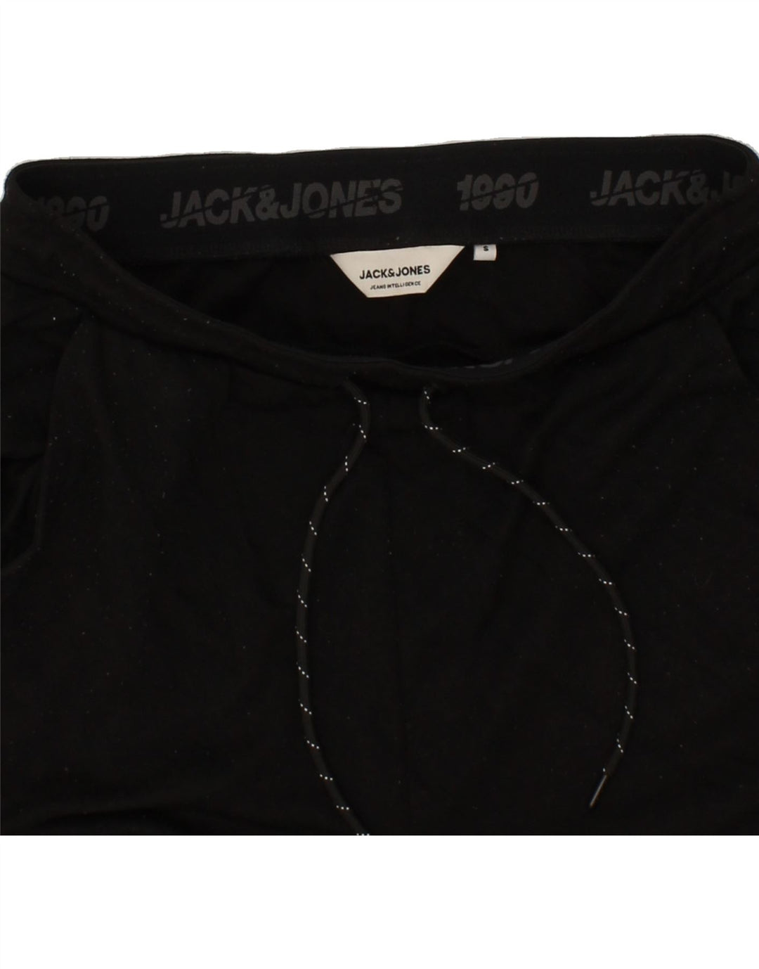 JACK & JONES Mens Cargo Tracksuit Trousers Joggers Small  Black Vintage Jack & Jones and Second-Hand Jack & Jones from Messina Hembry 