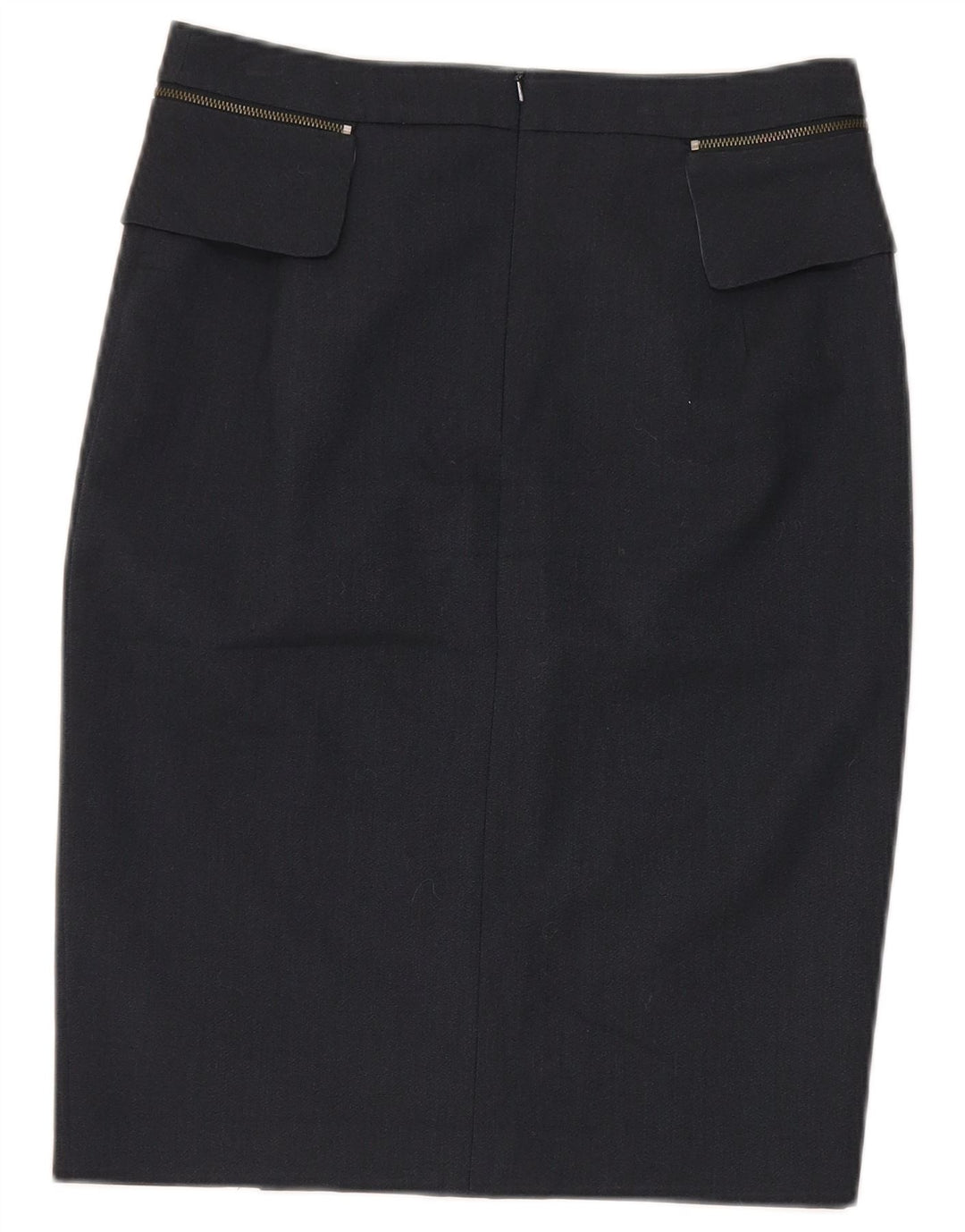 Oasis ženska pencil suknja UK 10 mala W28 tamnoplavi poliester