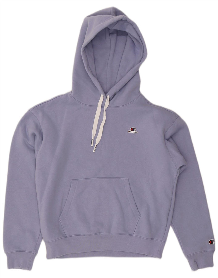 CHAMPION Ženska majica s kapuljačom UK 14 Srednje plavi pamuk