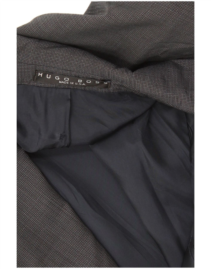 Hugo Boss muška jakna sa 2 gumba UK 42 XL siva djevičanska vuna