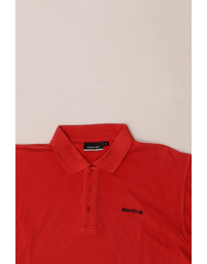 REEBOK Mens Polo Shirt XL Red Cotton Vintage Reebok and Second-Hand Reebok from Messina Hembry 