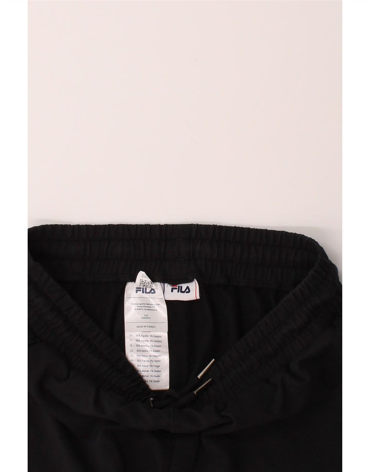 FILA Mens Tracksuit Trousers Joggers Medium  Black Cotton Vintage Fila and Second-Hand Fila from Messina Hembry 