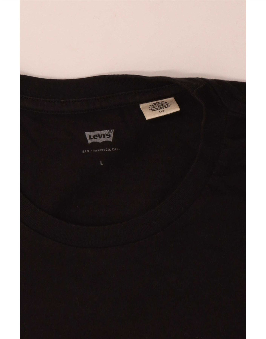 Levi's muška velika crna pamučna majica s grafičkim motivima