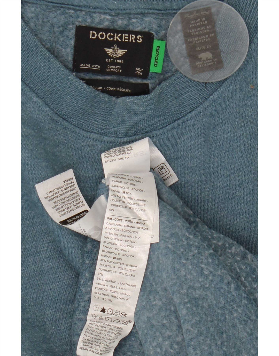 Dockers muška majica XL plavi pamuk