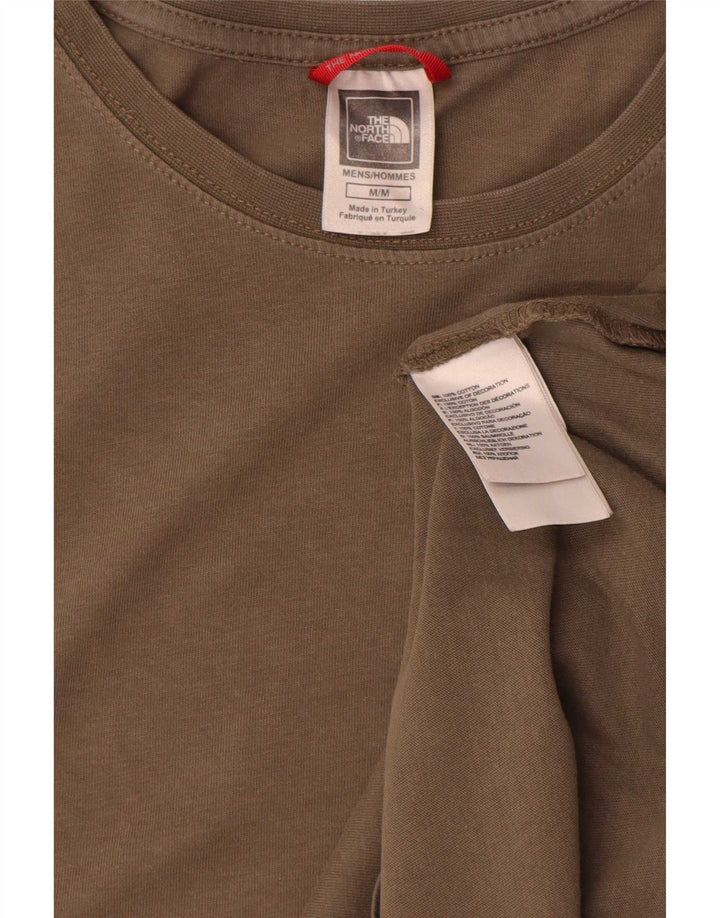 The North Face muška majica s grafičkim motivima, srednji kaki