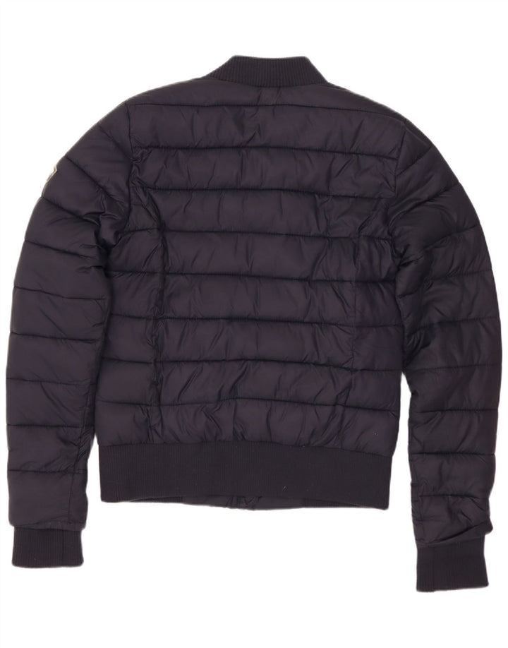SUPERDRY ženska podstavljena jakna UK 10 Mala tamnoplava poliester