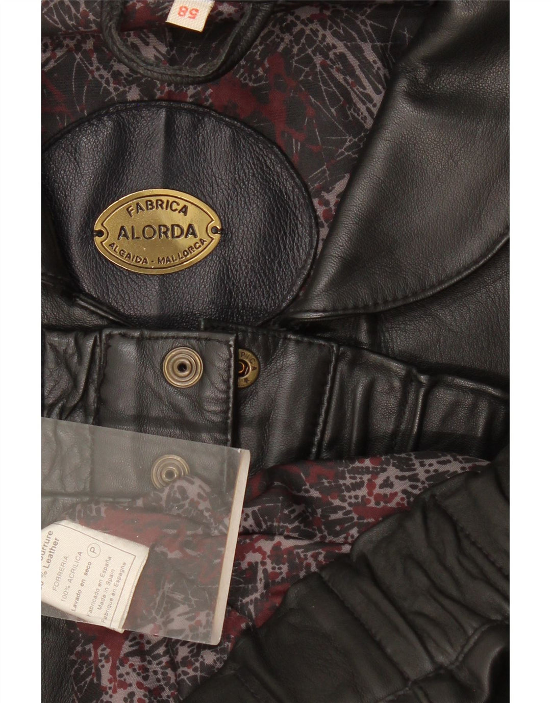 Vintage muška kožna jakna IT 58 3XL crna koža