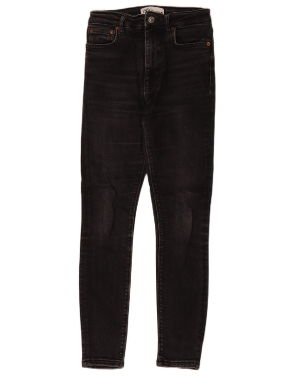 Zara ženske uske traperice EU 36 XS W26 L26 crne