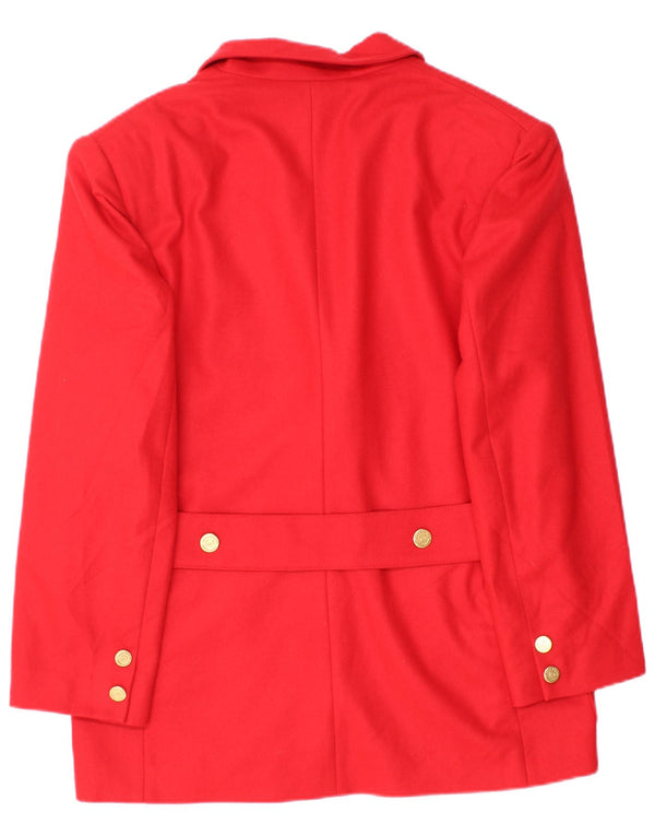 Laura Biagiotti ženska jakna sa 2 gumba IT 48 XL crvena vuna