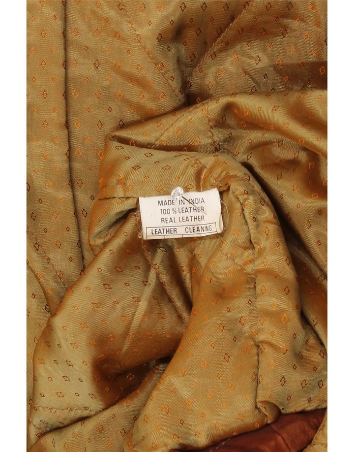 Vintage muška kožna jakna UK 40 Large Brown