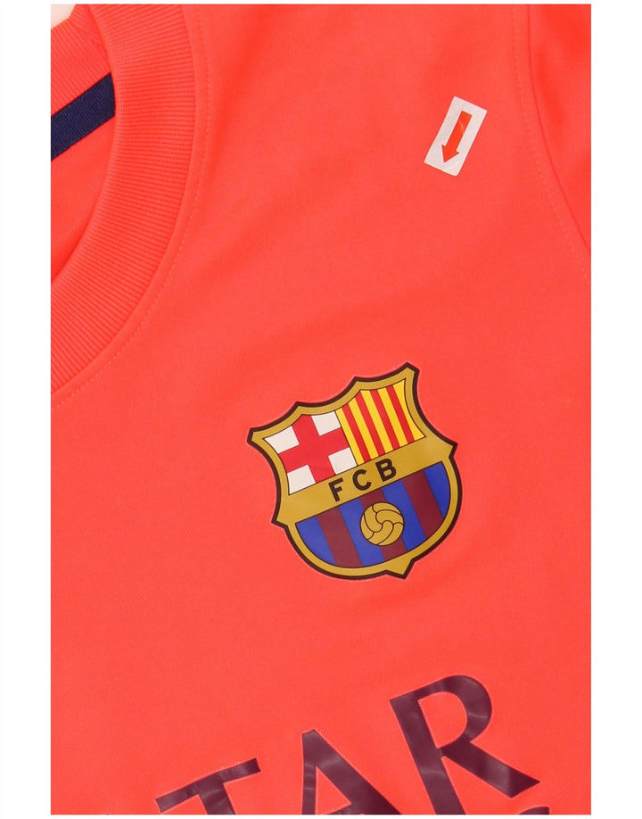 NIKE Boys Barcelona Graphic T-Shirt Top 10-11 Years Medium Orange