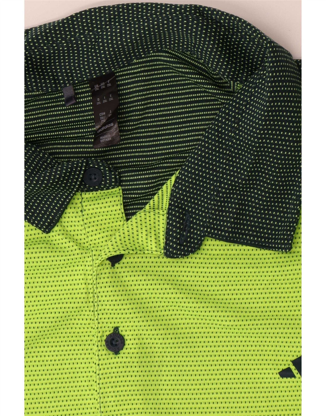 Adidas muška polo majica 2XL poliester zelene boje