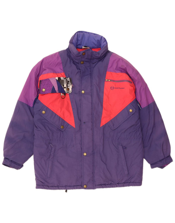 SERGIO TACCHINI Muška skijaška jakna s kapuljačom UK 40 Large Navy Blue Colourblock