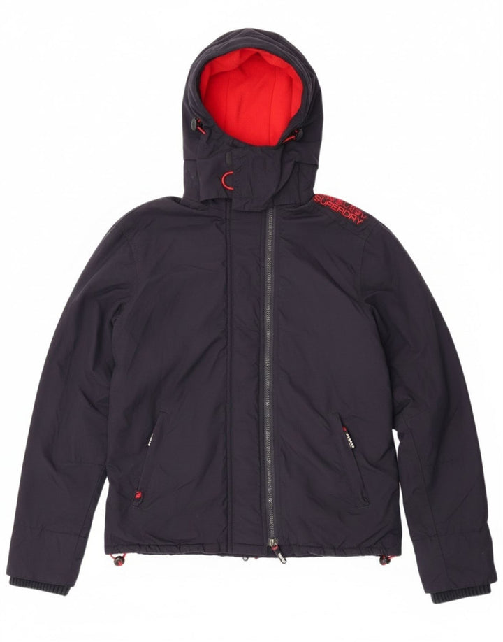 Superdry ženska jakna s grafičkom vjetrovkom UK 16 velika tamnoplava