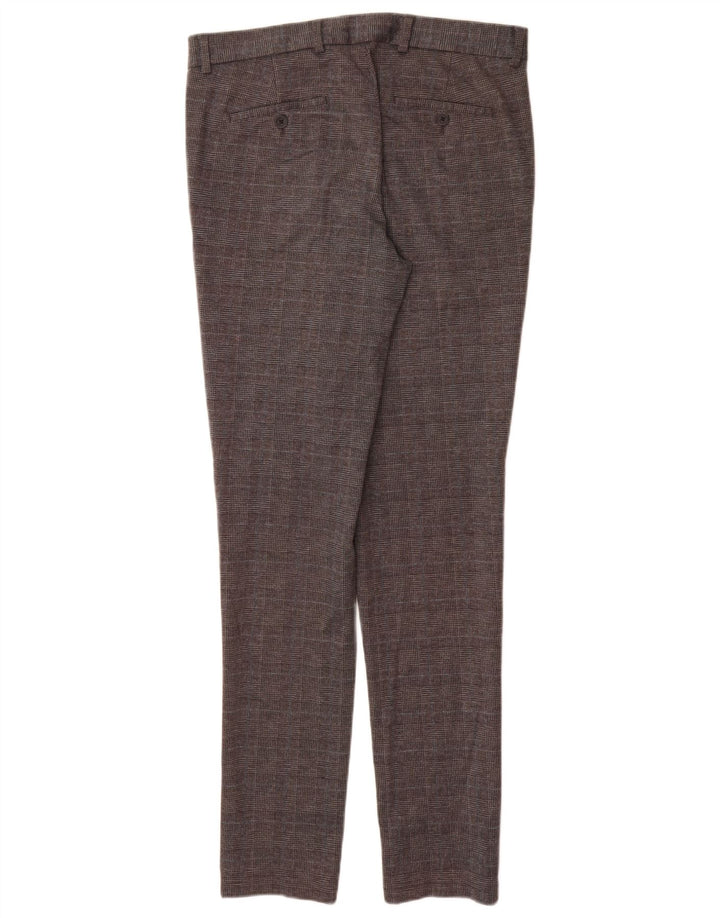Jack & Jones muške uske chino hlače W32 L34 sivi poliester s houndstoopom
