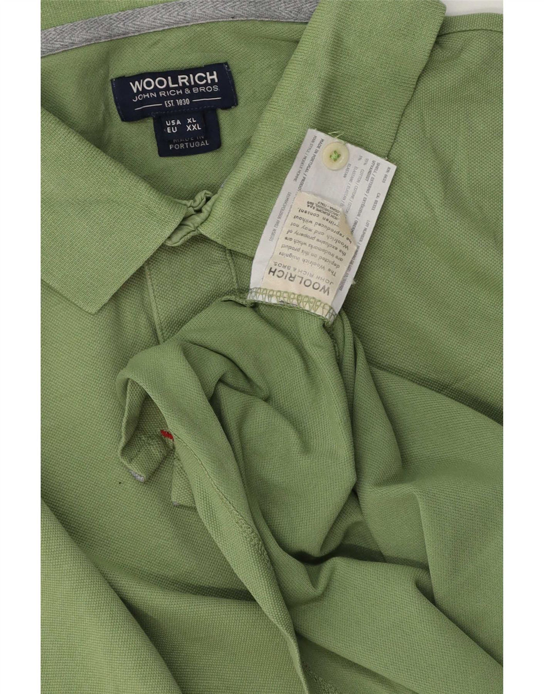 Woolrich muška polo majica XL zeleni pamuk