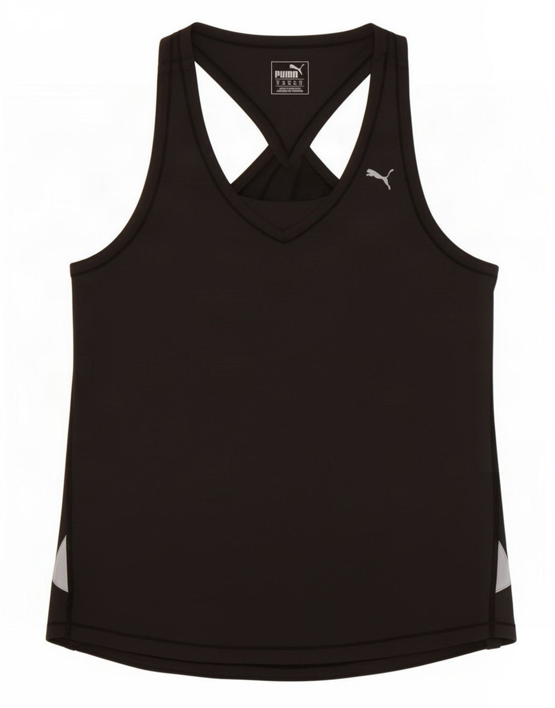 Puma Womens Vest Top UK 12 Medium Grey Polyester