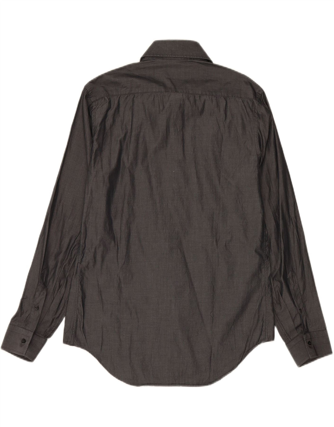 ZARA Mens Shirt Large Grey Cotton Vintage Zara and Second-Hand Zara from Messina Hembry 